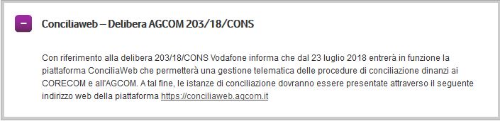 conciliaweb operatori
