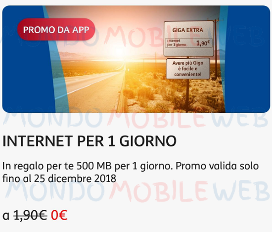 Internet per 1 giorno