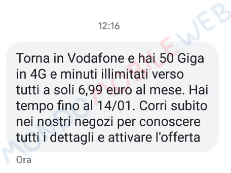 Vodafone Special Minuti 50GB
