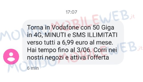 Torna in Vodafone