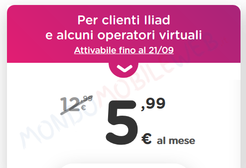 ho 5.99 21 settembre