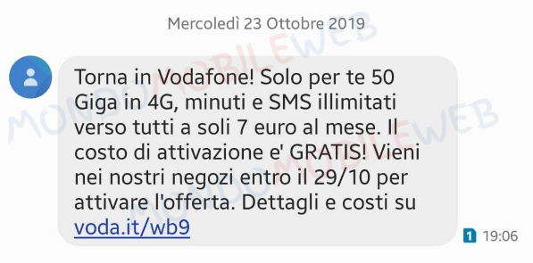 Torna in Vodafone