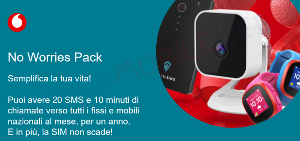 Vodafone of Now Worries Pack