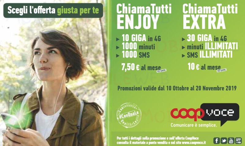 CoopVoce ChiamaTutti Extra