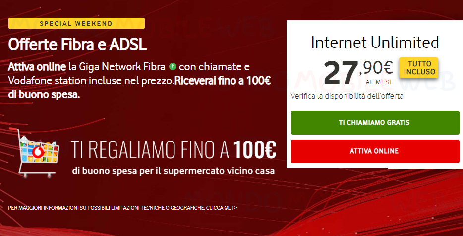 Vodafone buono spesa