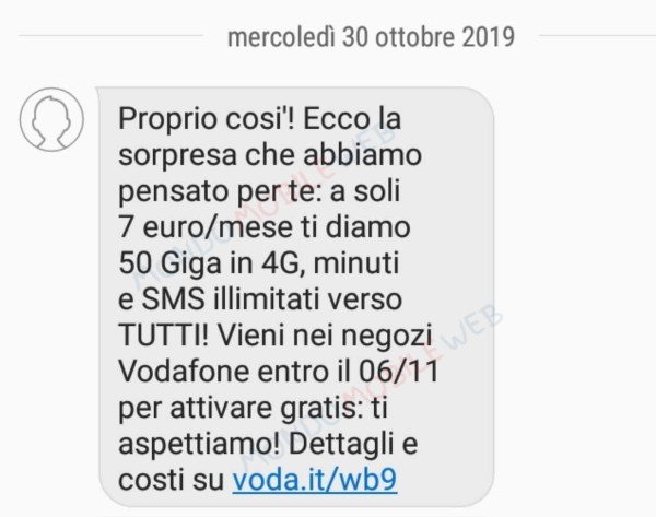 Vodafone SMS