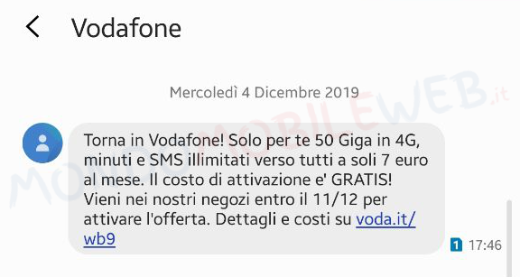 Torna in Vodafone