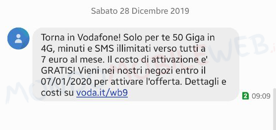 Torna in Vodafone