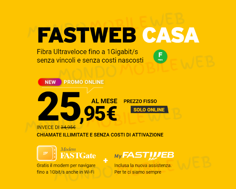 Fastweb Casa online