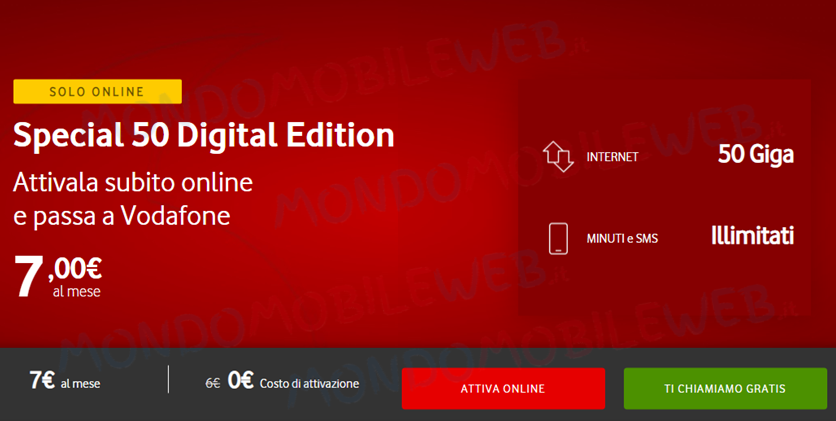Vodafone Special online