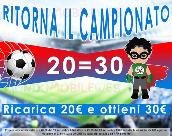 Si pronto ricarica calcio