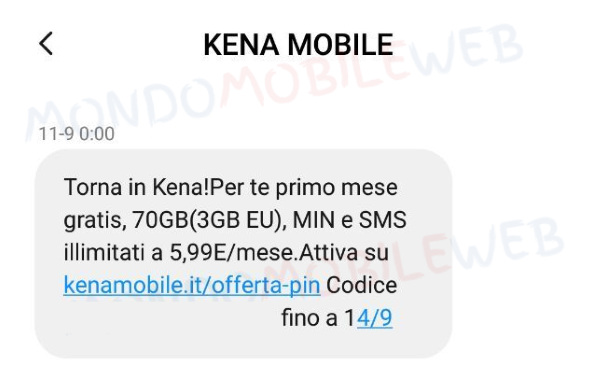 Torna in Kena Mobile