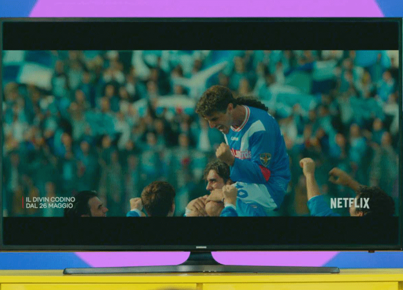 TIMVISION TIM spot Netflix Roberto Baggio