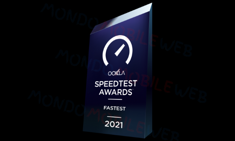 Speedtest Award velocità Ookla