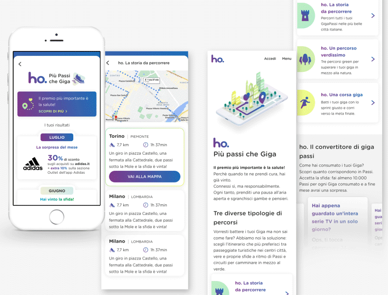 Treedom ho. Mobile Più Passi che Giga