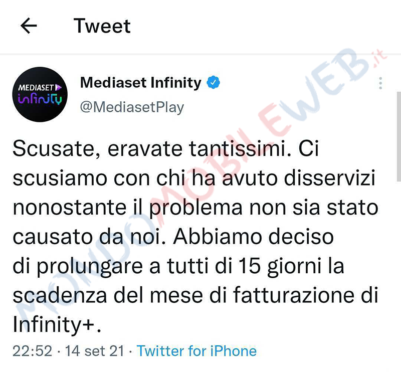 Mediaset Infinity+ Champions League