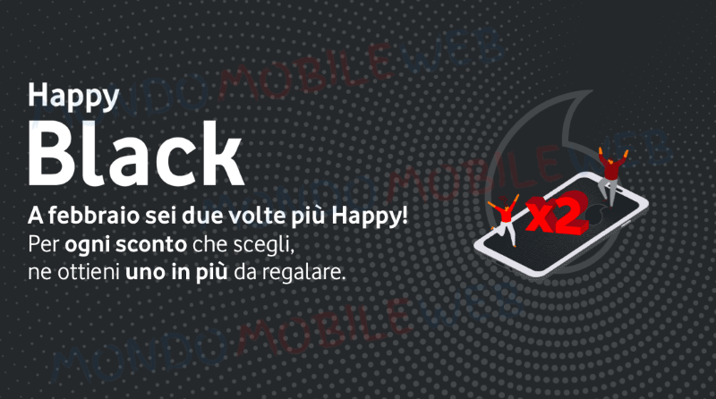 Happy Black doppi codici