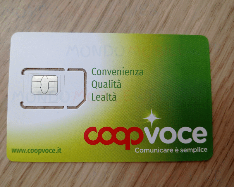 Self SIM CoopVoce bonus 20 euro