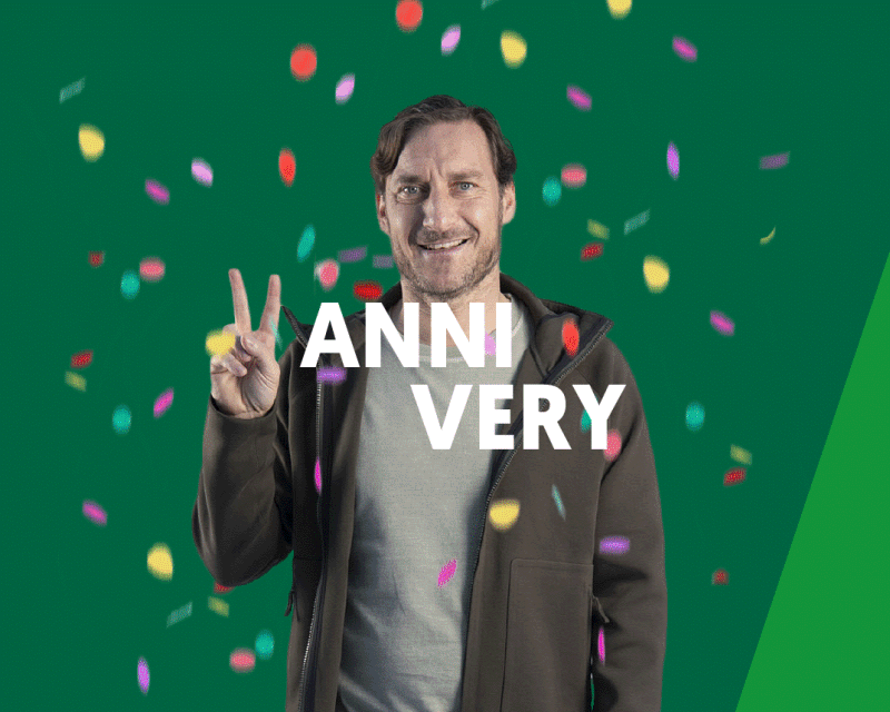 Very Mobile 2 anni Totti Giga illimitati