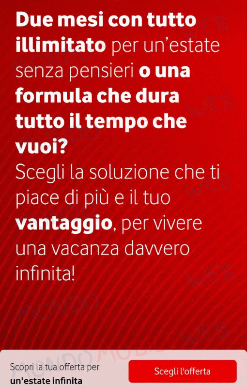 Vodafone Estate Infinita