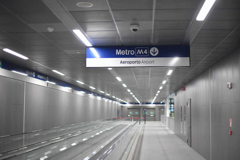 Metro M4 Milano copertura mobile INWIT Cellnex