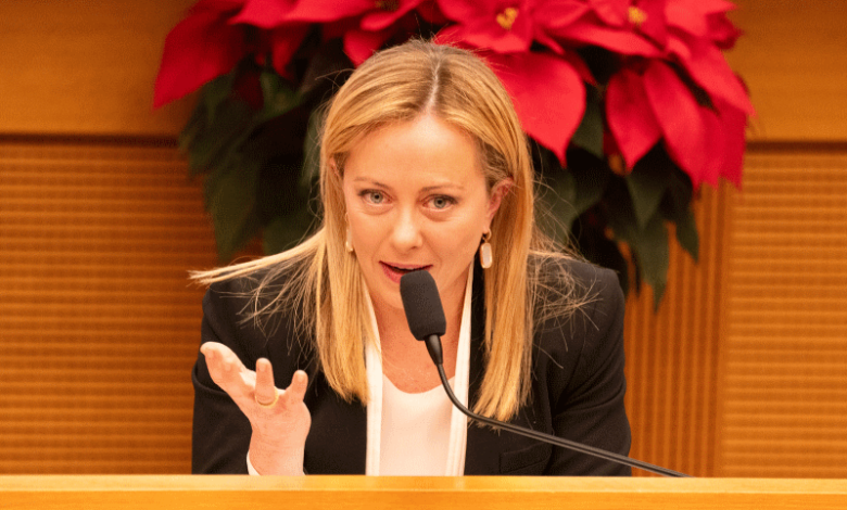 Rete Unica TIM Giorgia Meloni