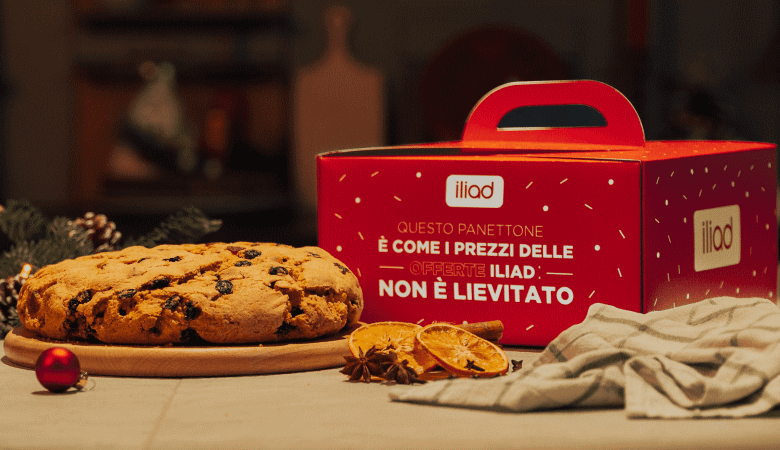 Iliad Store Panettone Natale 2022