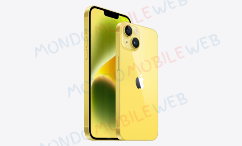 Apple iPhone 14 giallo