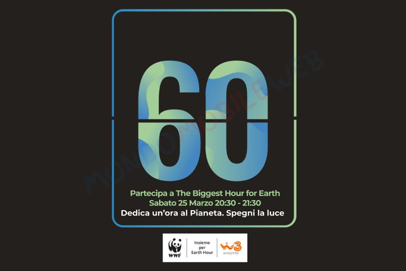 WINDTRE Earth Hour 2023 WWF