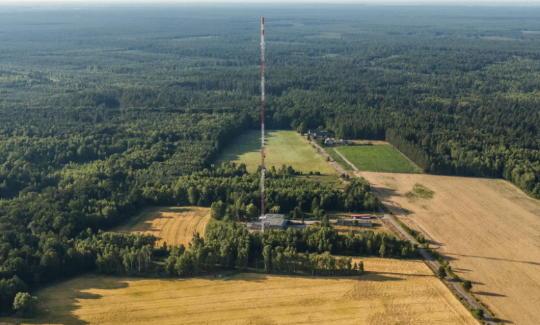 Cellnex On Tower Poland Iliad antenna Polonia