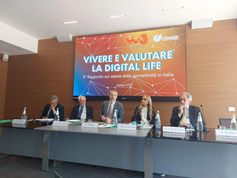Rapporto Censis connettività WINDTRE