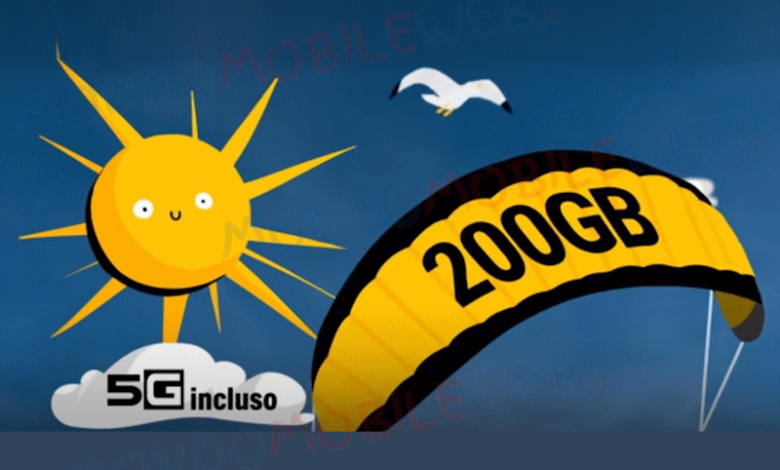 Fastweb Mobile spot 200 Giga