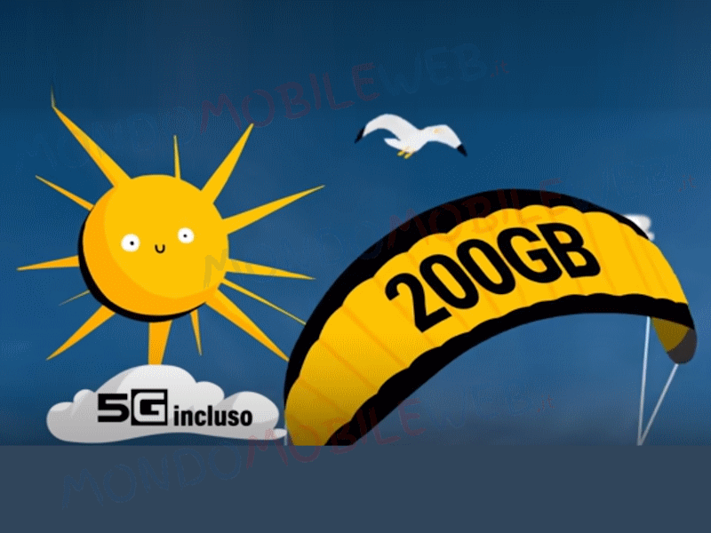 Fastweb Mobile spot 200 Giga