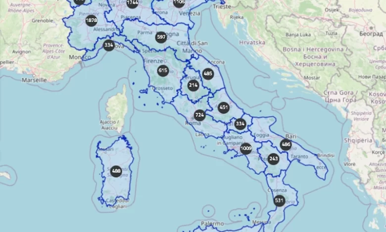 Infratel Italia WebGIS