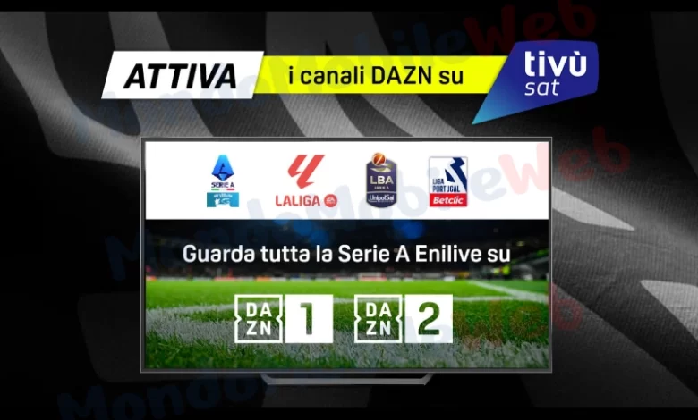 DAZN su Tivùsat