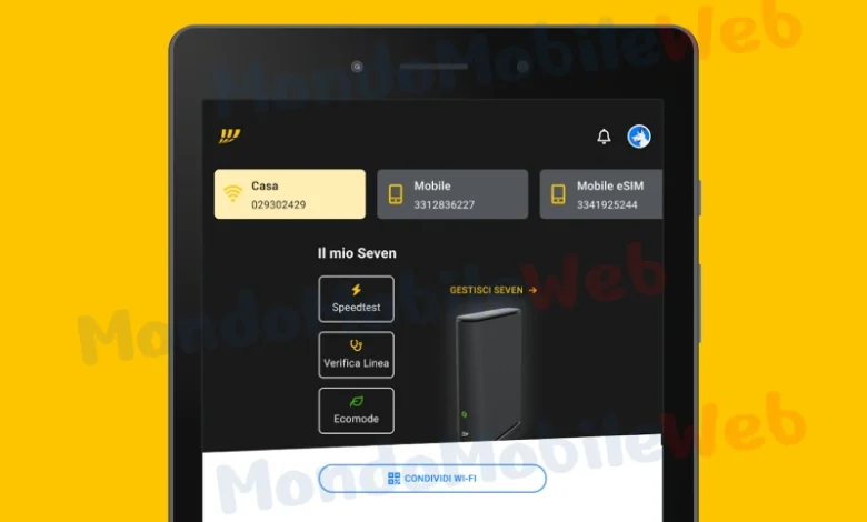 Fastweb App MyFastweb Seven